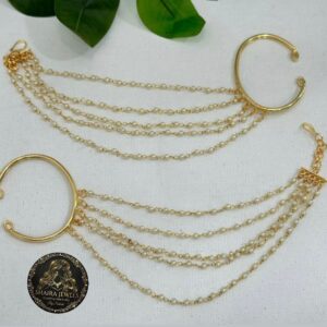 Antique Gold Multi-Strand Ear Chains