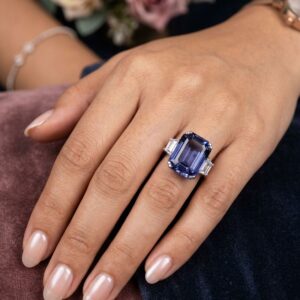 Traditional Meenakari Polki Ring