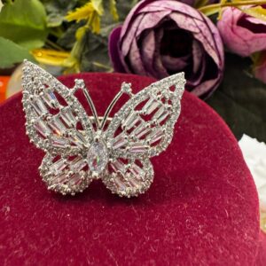 Vintage Gold Emerald Floral Ring