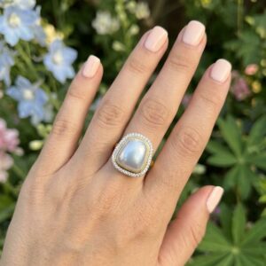 Pearl Statement Ring.