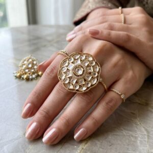 Art Deco Geometric Diamond Ring