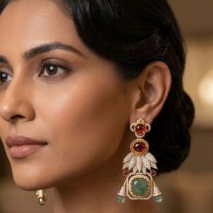 Multi-Gemstone Heritage Dangler Earrings