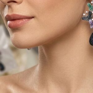 Delicate Ruby-Bordered Polki Studs