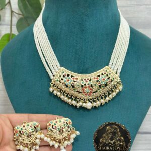 Premium Quality Gold plated Jadau Necklace