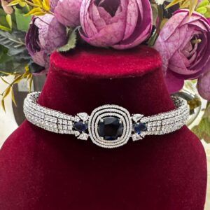 Diamond and Sapphire Choker Necklace