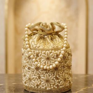 Pearl Embellished Potli Bag