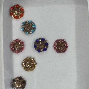 Multi-Color Micro-Bead Cluster Circular Bindi Combo