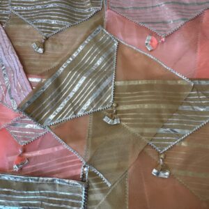 Premium Organza Saree Covers with Gota Patti Accent